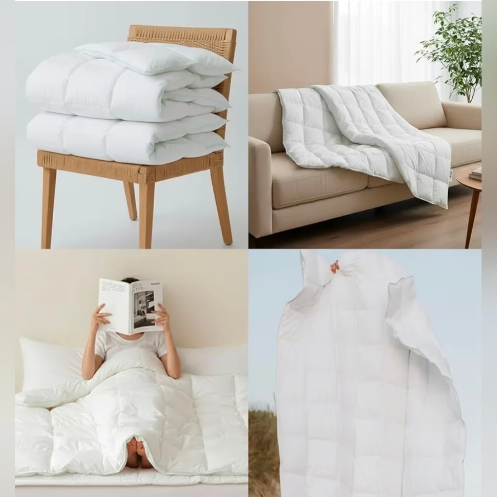 NIB FOSSFLAKES Nordic Sleep, Duvet Comforter Anti-Allergenic Filling Queen